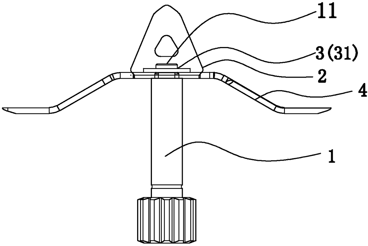 Food processing bidirectional multifunctional knife assembly and processing process thereof