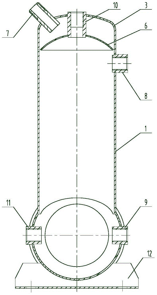 Instant-heating inverted-T-shaped steam boiler