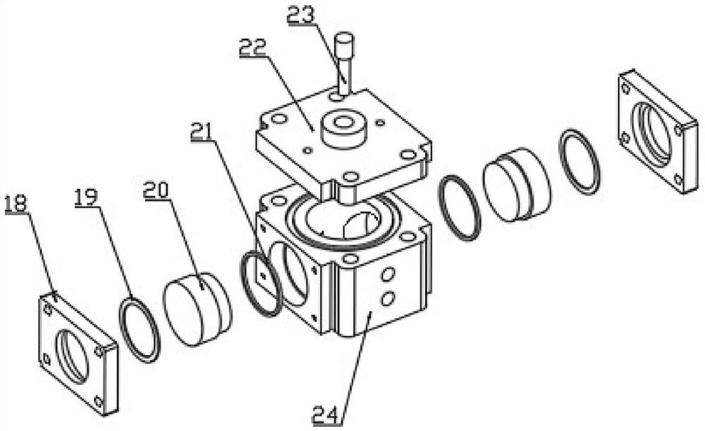 Optical experiment platform based on spray combustion visualization of rapid compressor