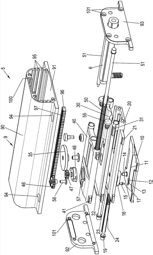 Ejection device for a movable furniture part