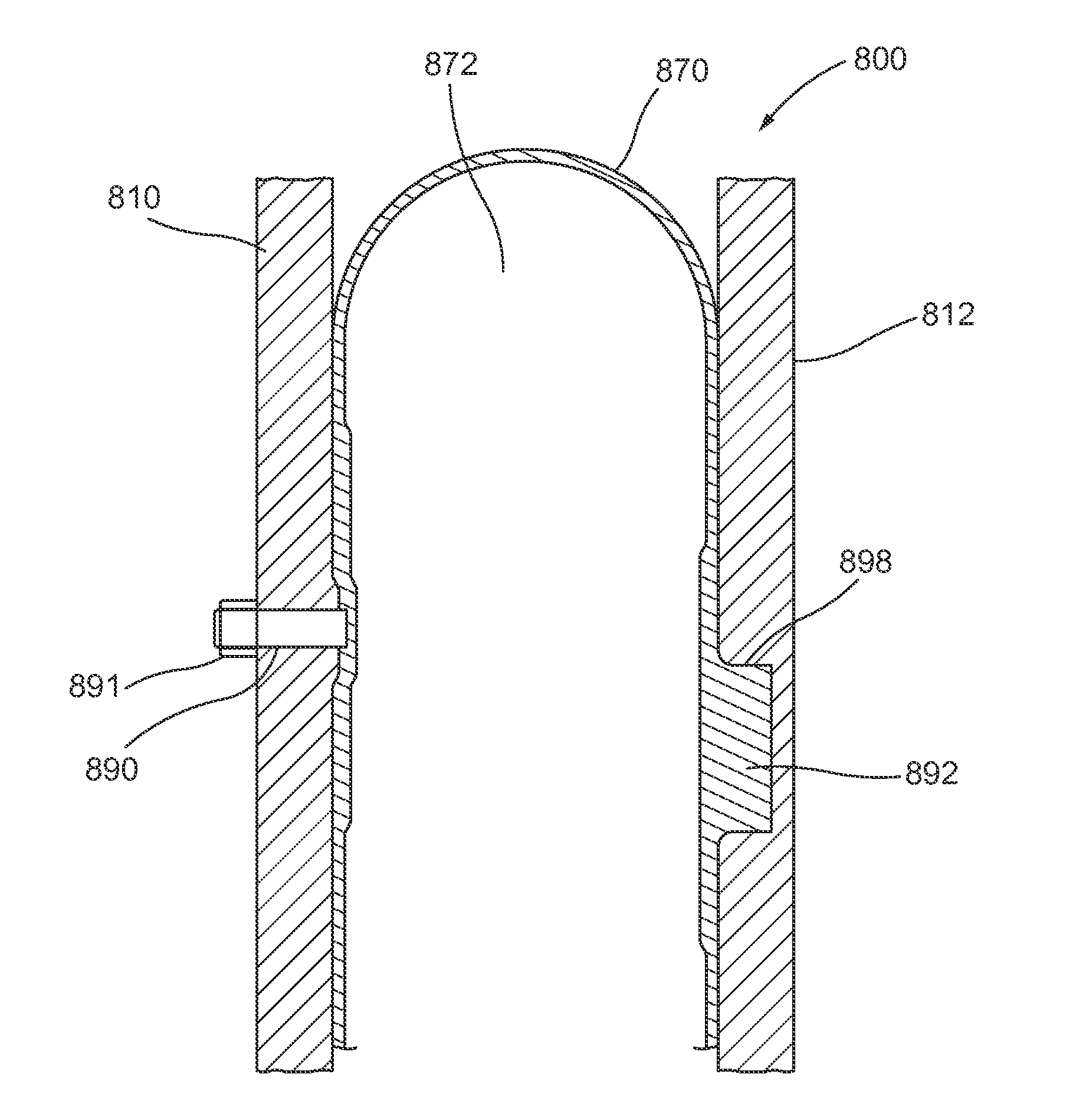 Compressor and/or expander device with rolling piston seal