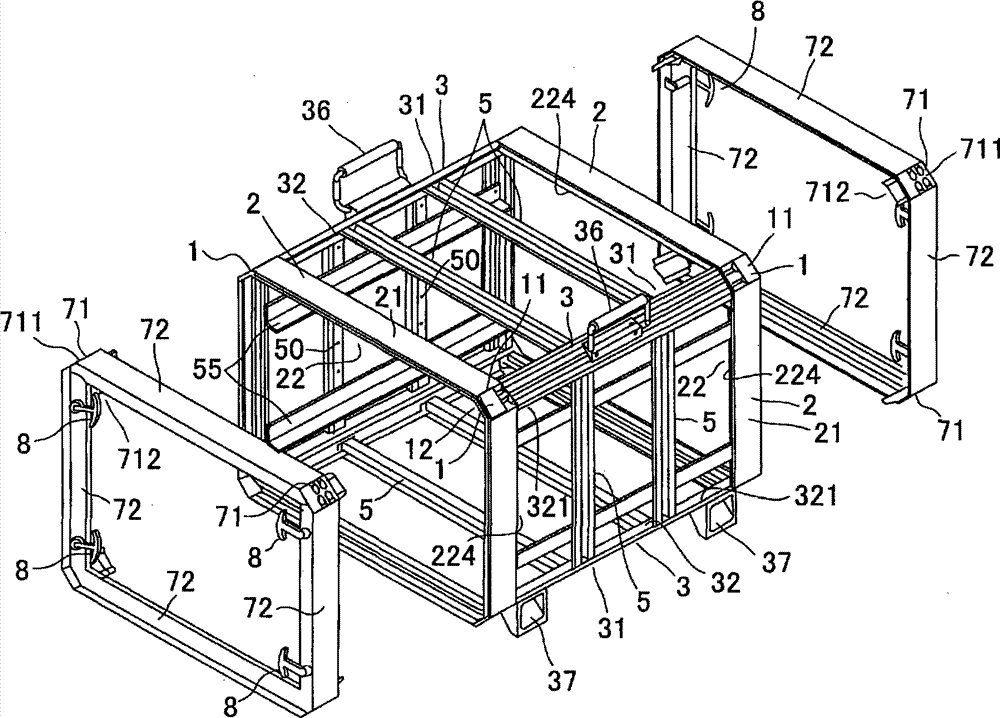 Rack for equipment storage