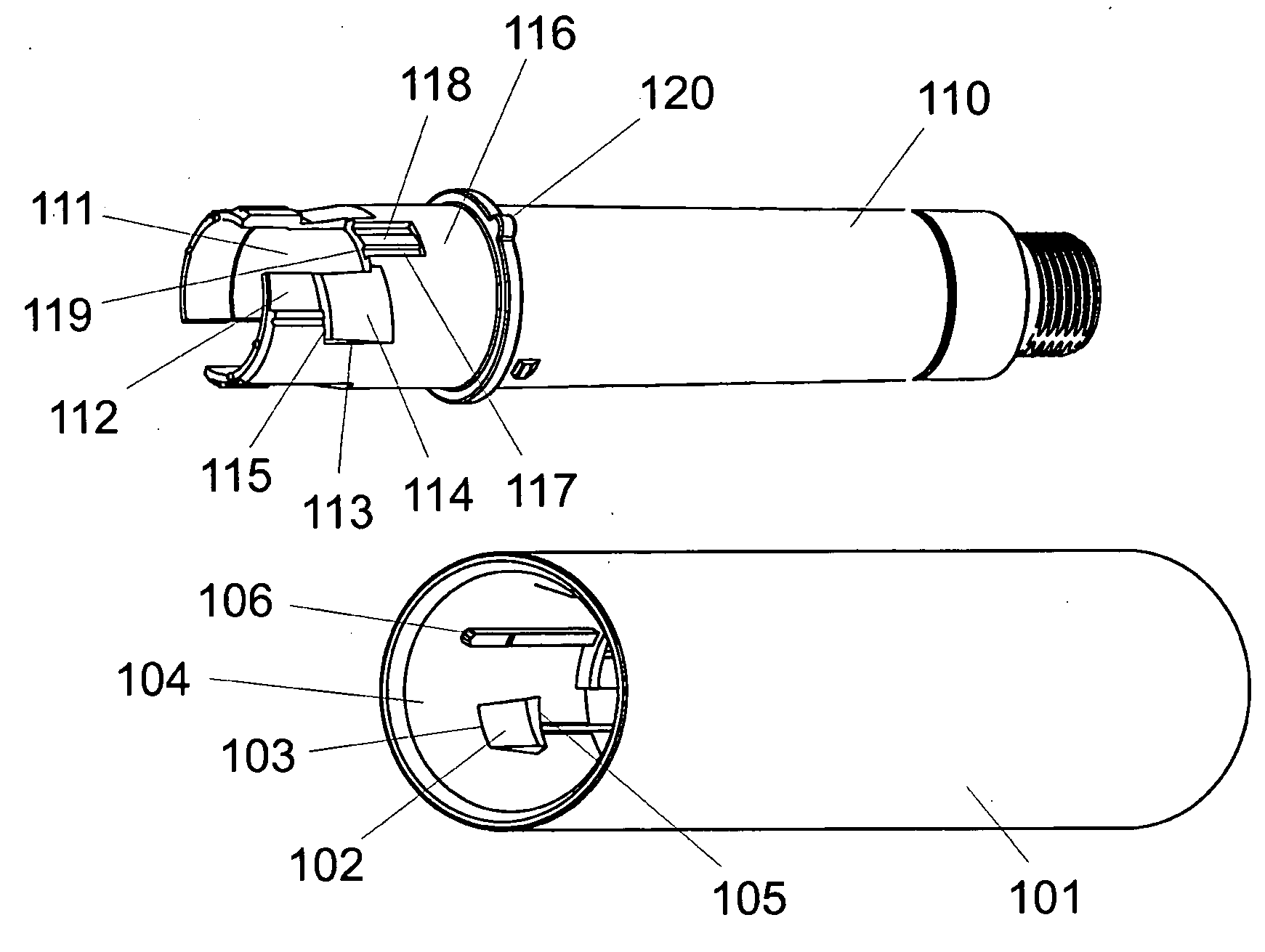 Coupling for Injection Devices