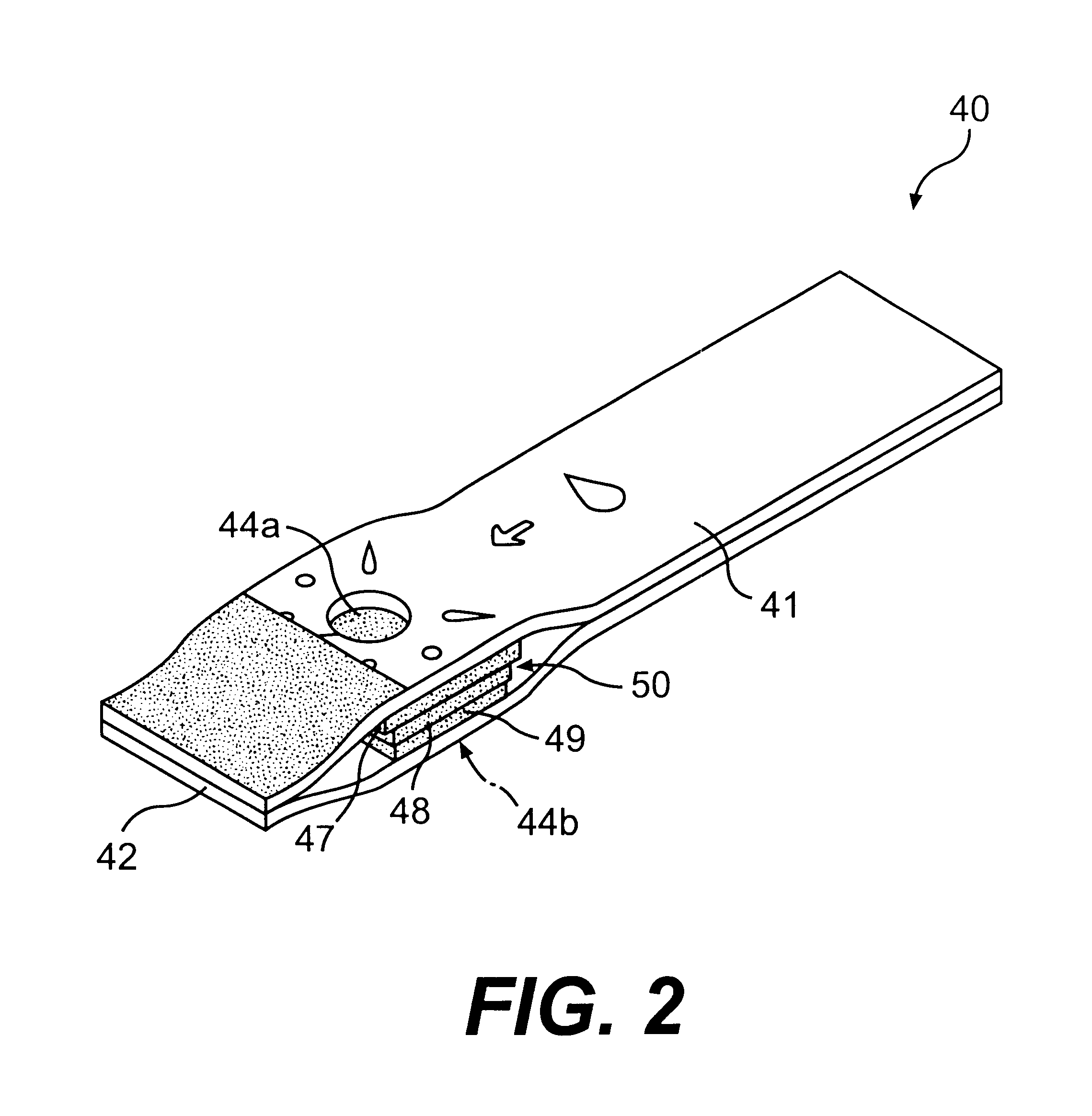 Method for determining concentration of an analyte in a test strip