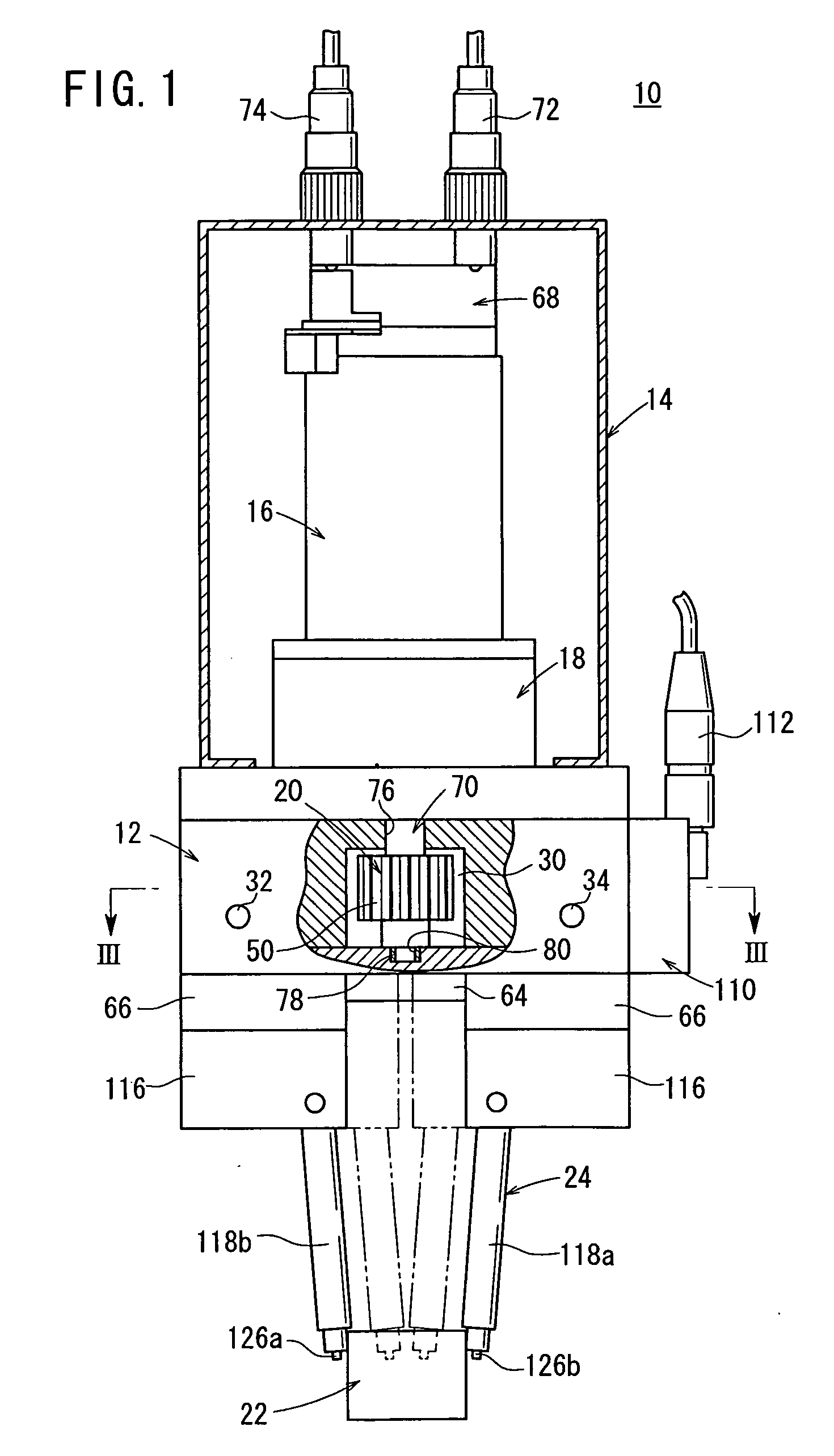 Workpiece gripping chuck and method for controlling the same