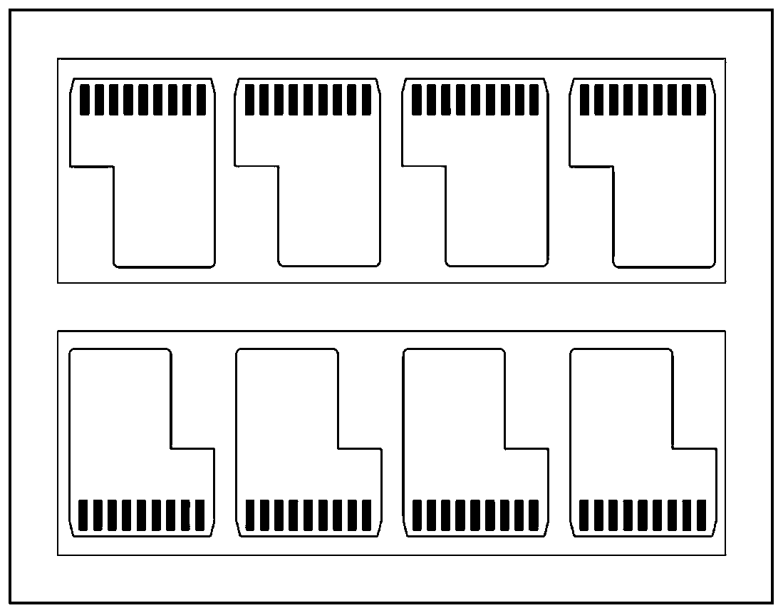 Method and device for preparing gold finger circuit board