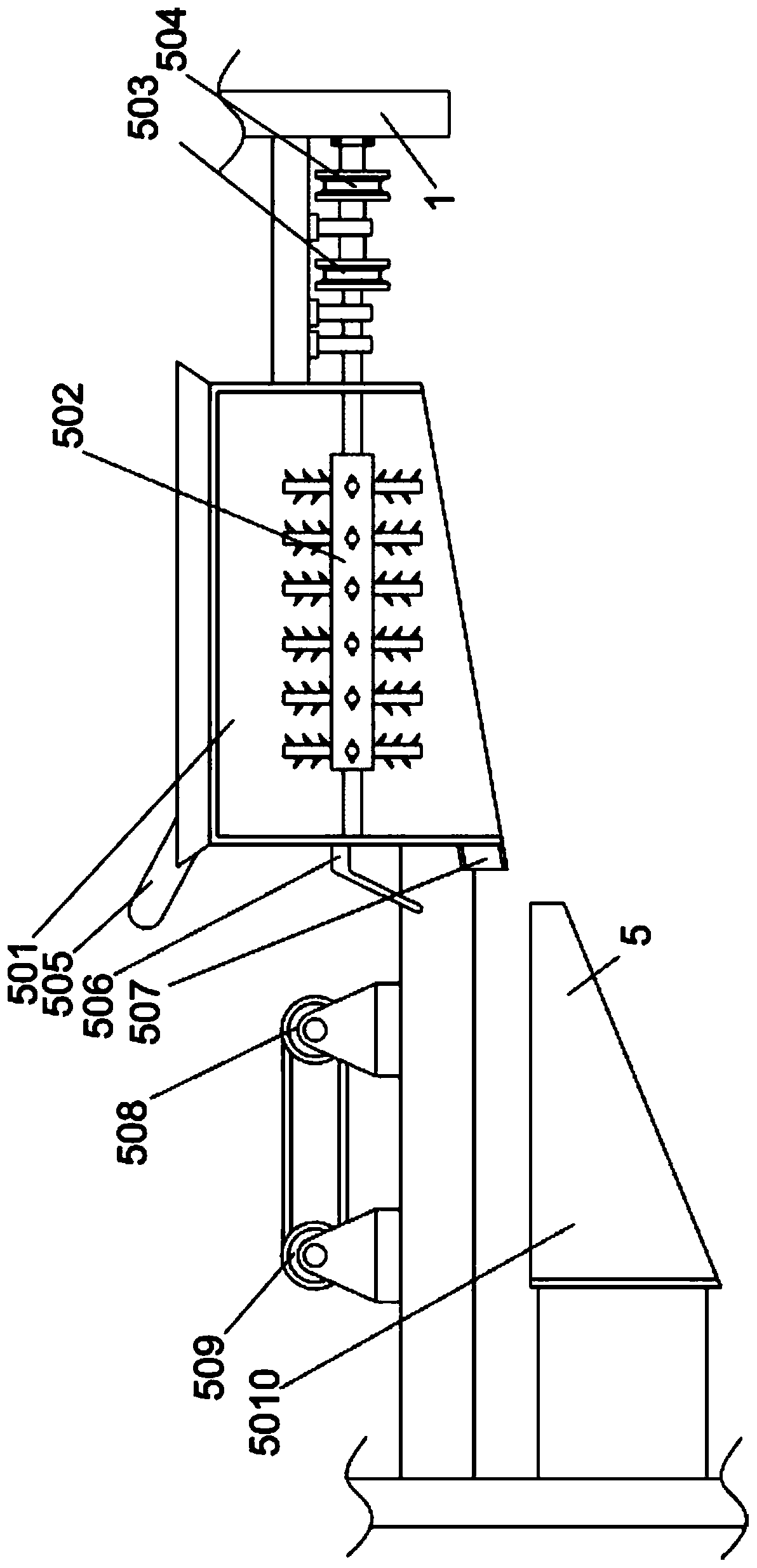 Color master batch drying device