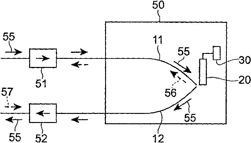 Optical device and movable reflector