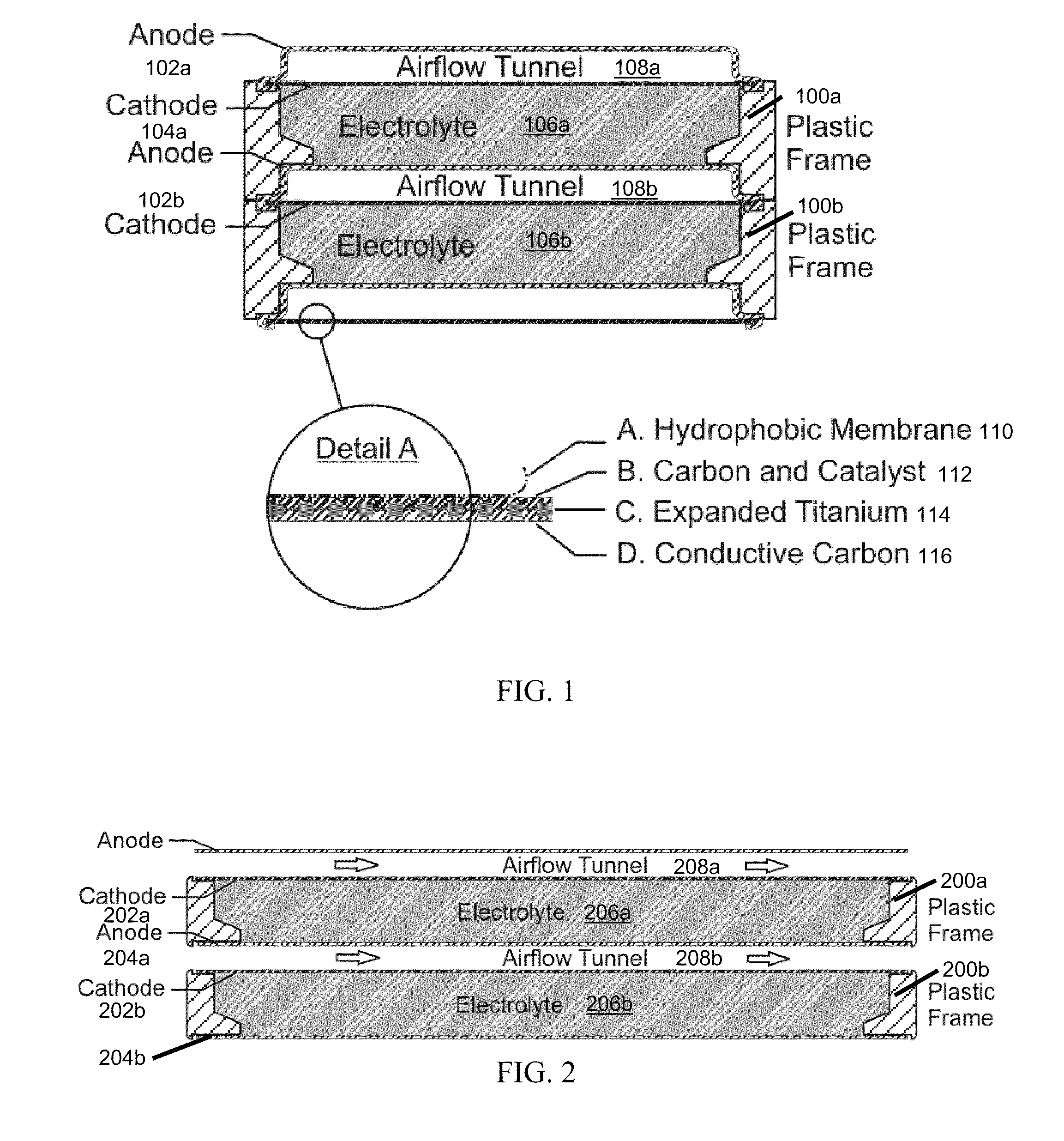 Electrically rechargeable, metal-air battery systems and methods