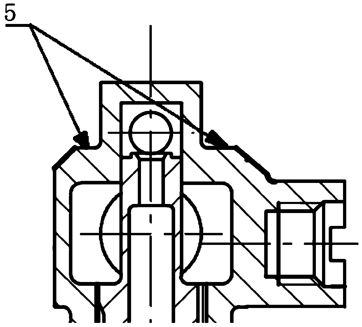 A jig for controlling brazing deformation of a fuel manifold