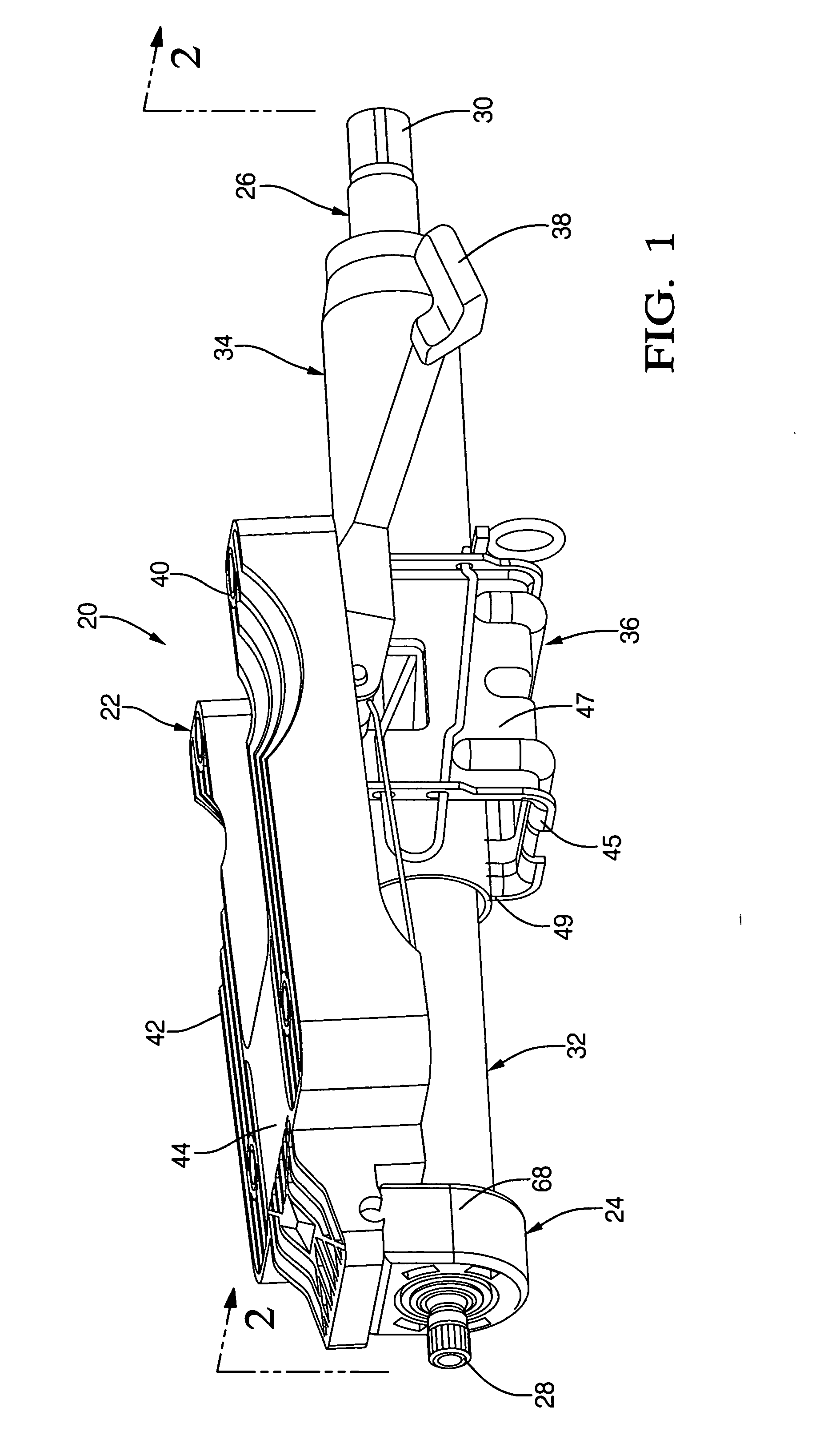 Steering column assembly for a vehicle
