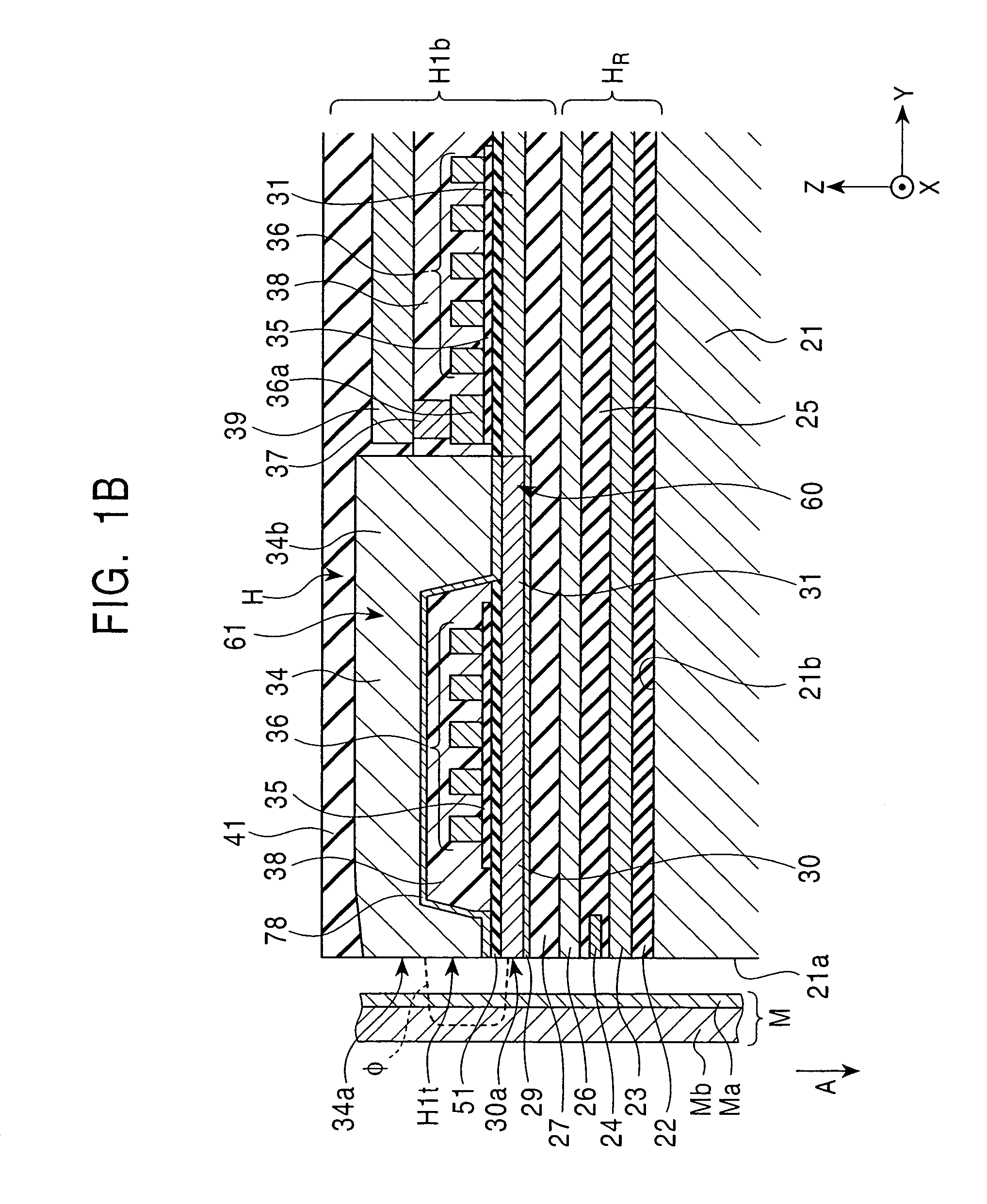 Method for manufacturing a perpendicular magnetic head