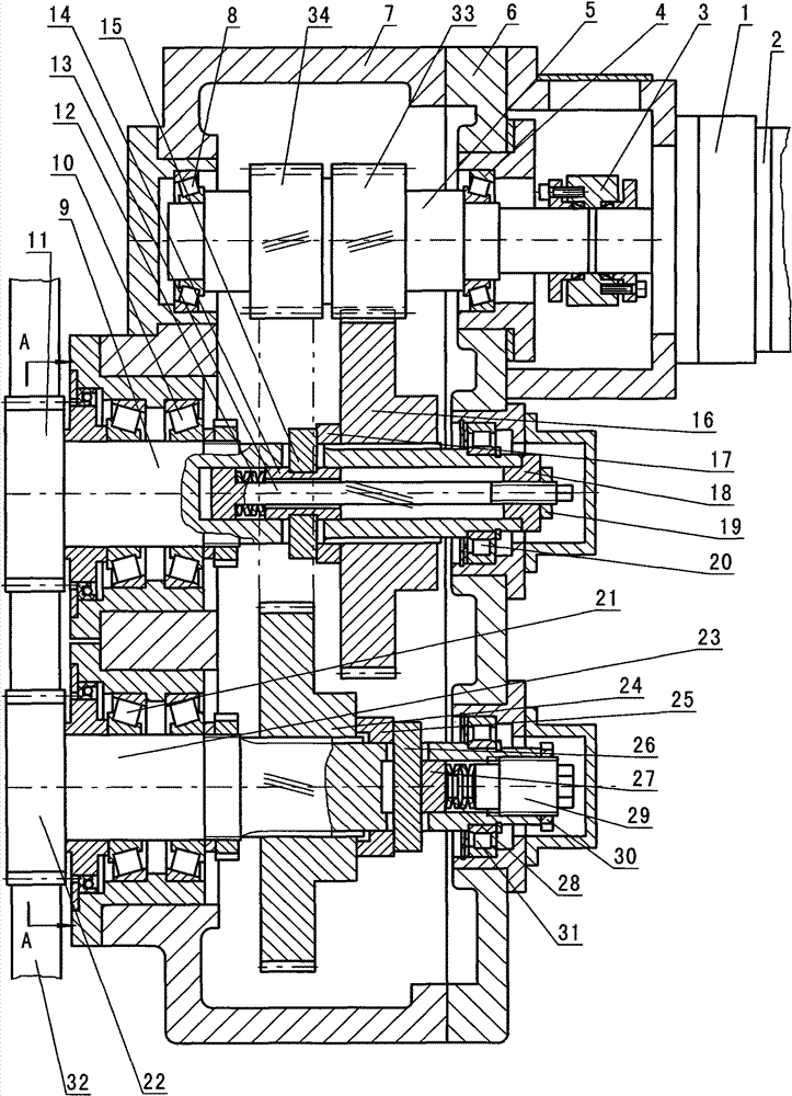 Power transmission mechanism capable of independently automatically eliminating backlash