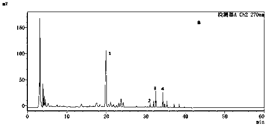 A detection method of traditional Chinese medicine composition for treating chronic pharyngitis