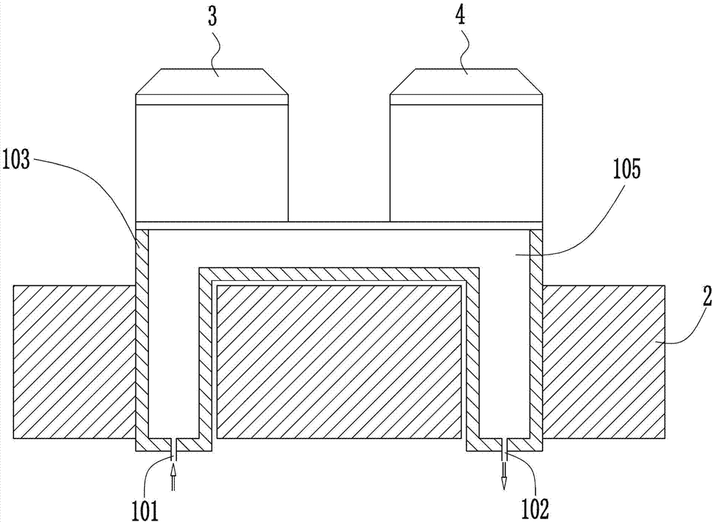 Fuel synchronous superposition treatment device and method