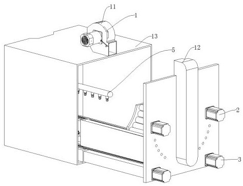 Anticorrosive treatment coating device for cement culvert pipe production