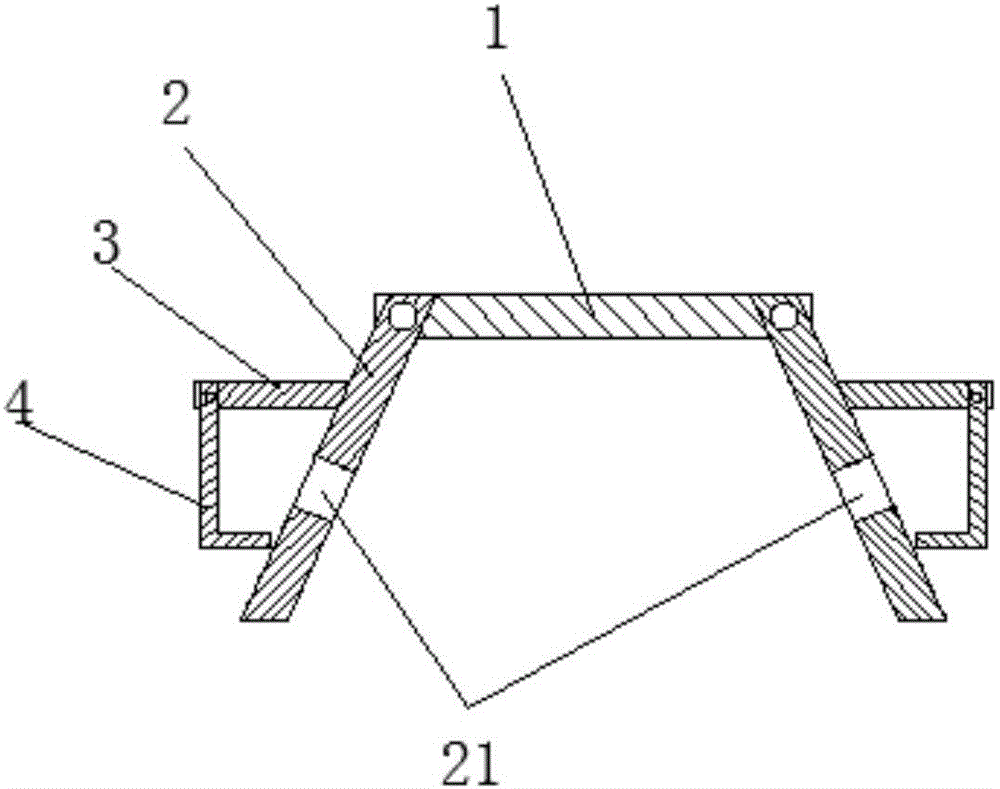 Bracket for color steel roofing photovoltaic equipment