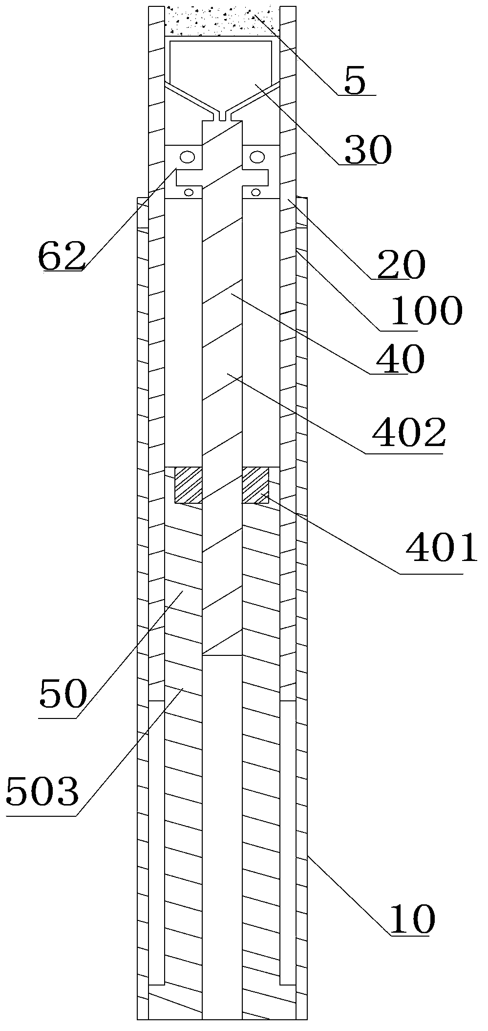 Lifting seat post device of bicycle