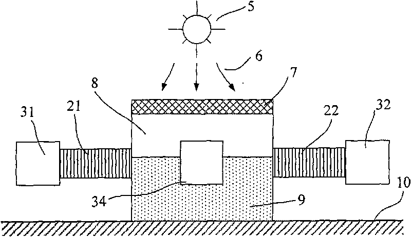 Two-degree of freedom inertial driving mechanism utilizing photovoltaic power supply