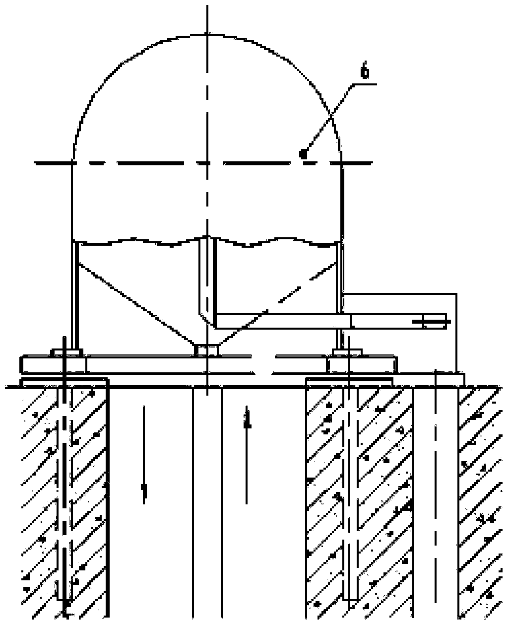 An air-cooled turbogenerator wind path structure