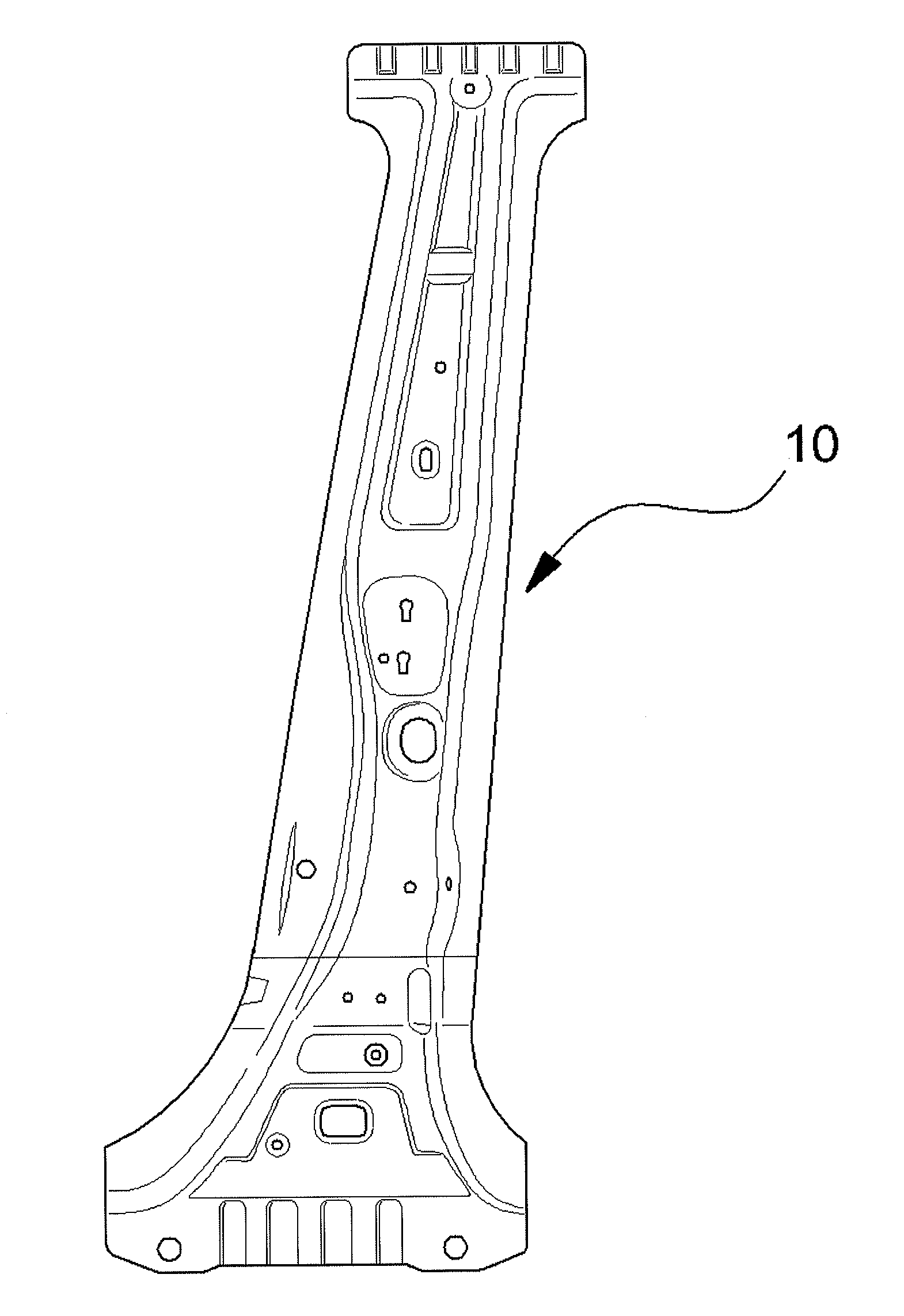 Center pillar outer and manufacturing method thereof
