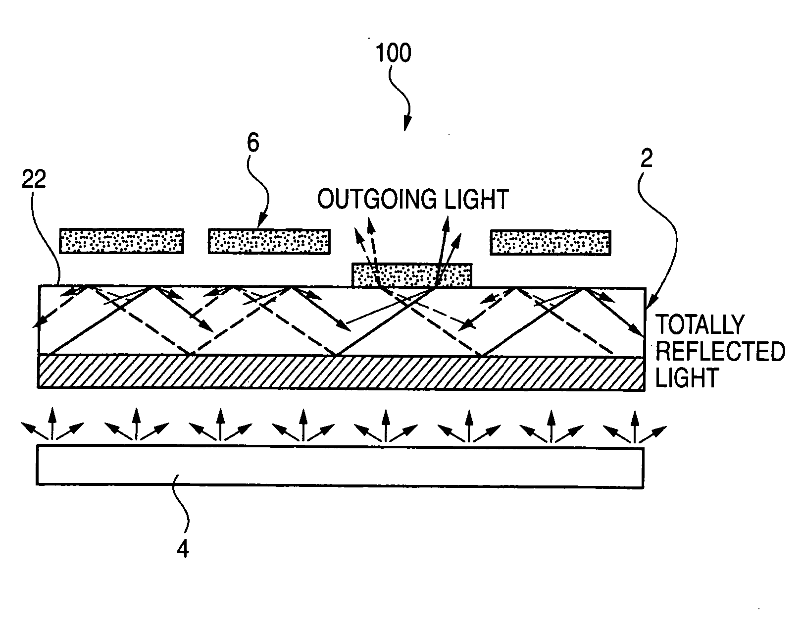 Optical modulating device, display, and exposure device