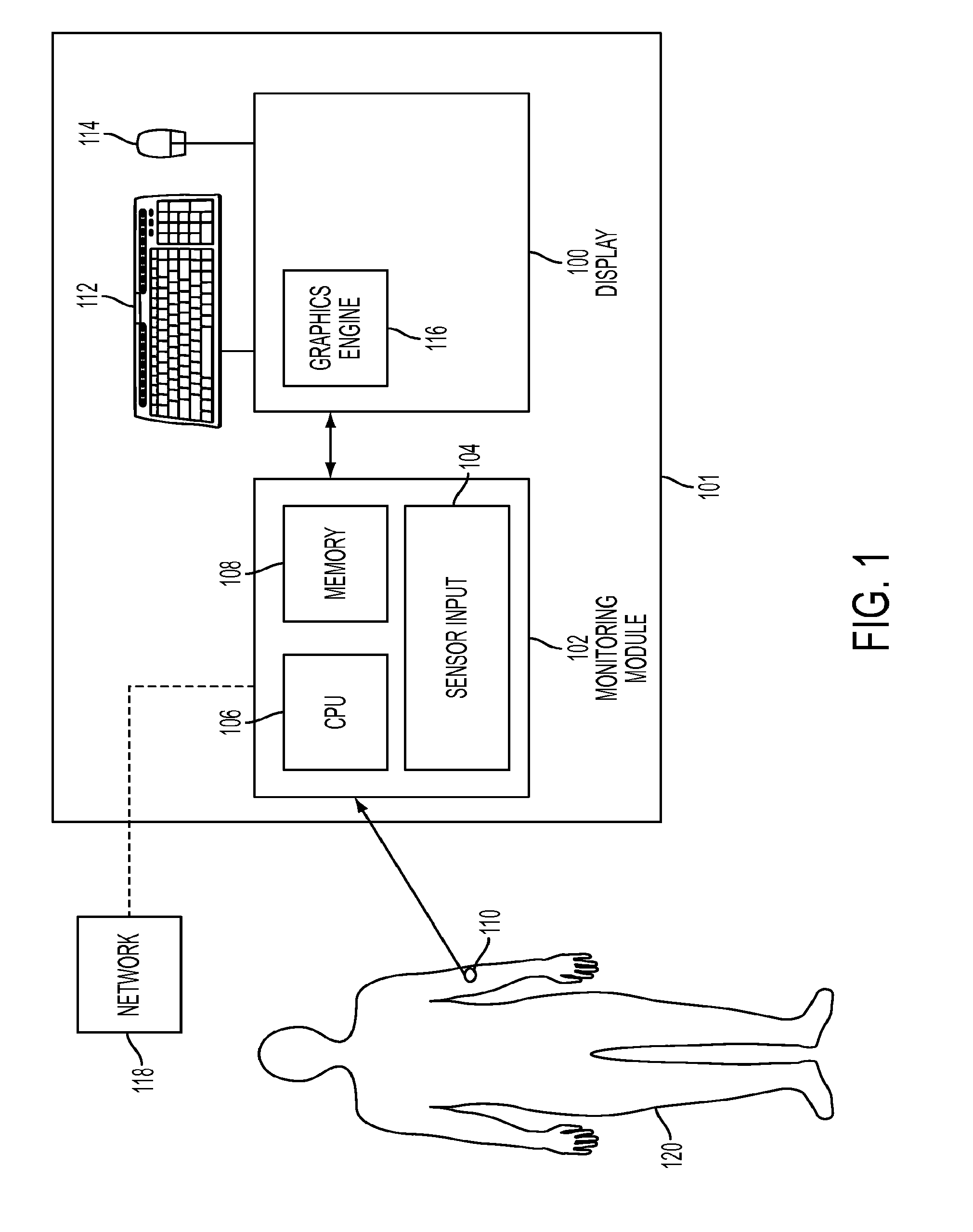 Systems and methods for monitoring and displaying a patient's status