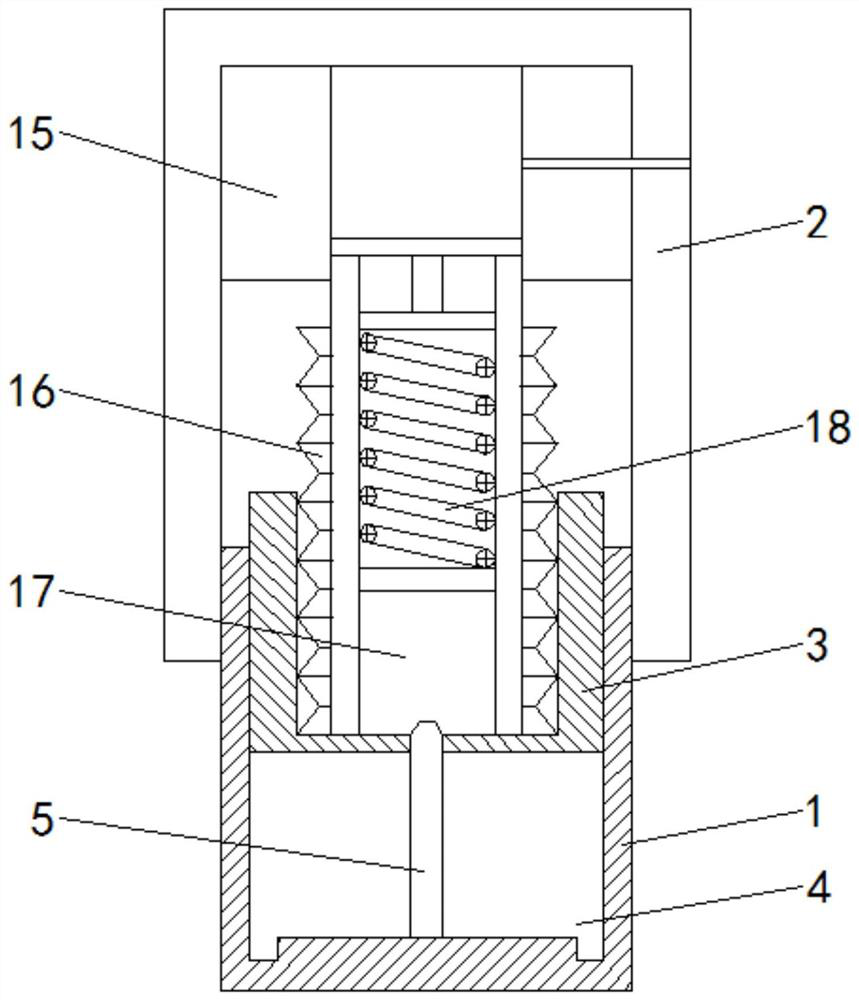 A hydraulic load cell