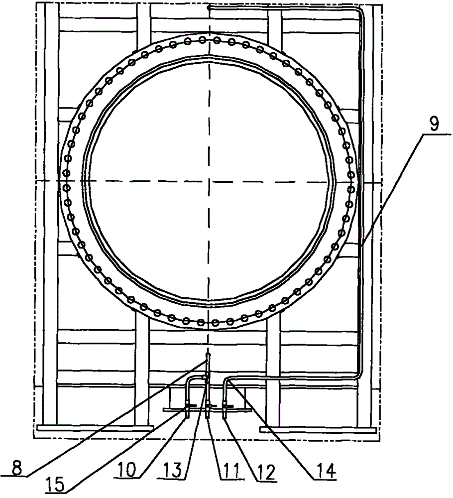 Sealing structure of blind plate valve and blind plate valve containing same