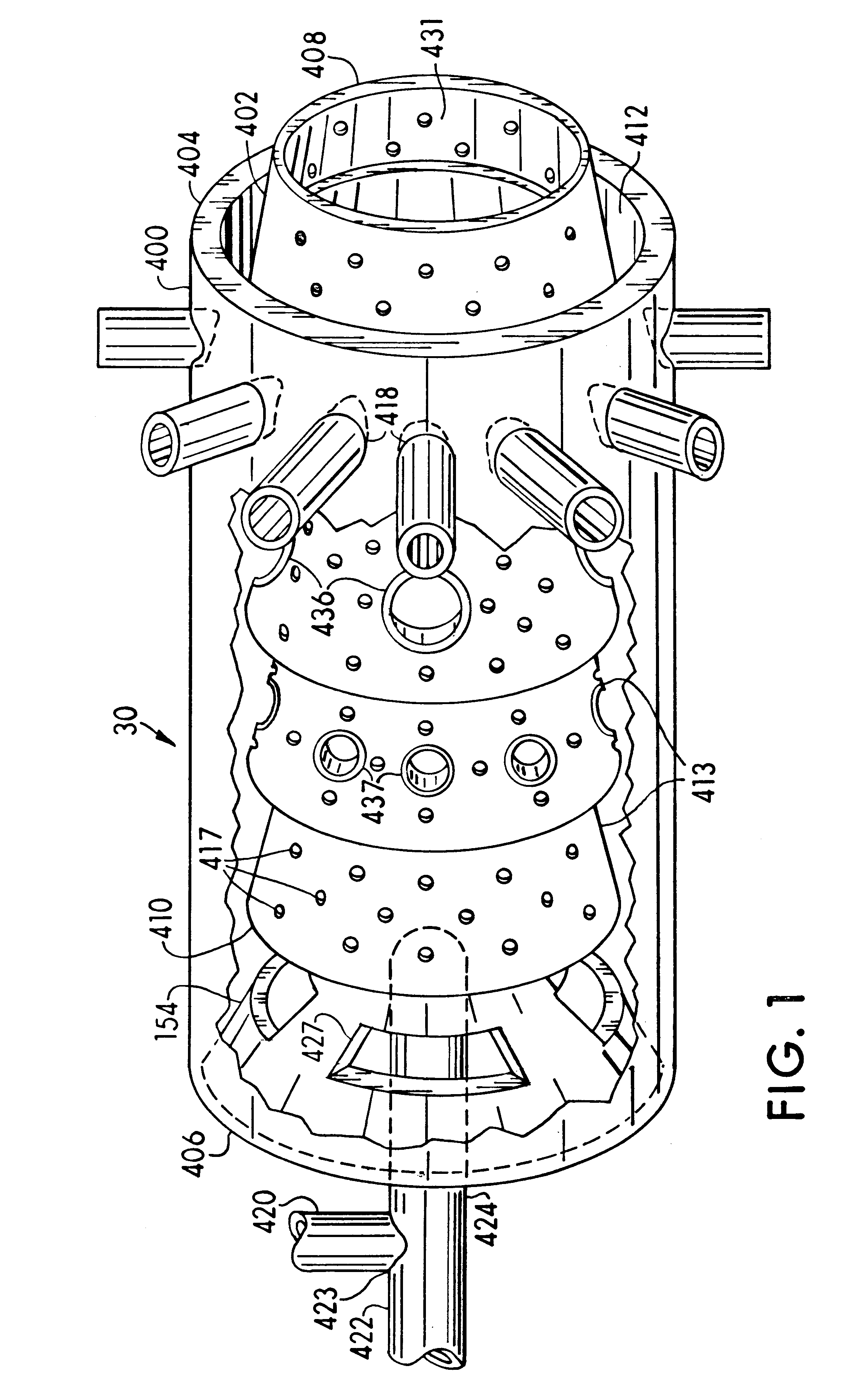 Staged combustion of a low heating value fuel gas for driving a gas turbine