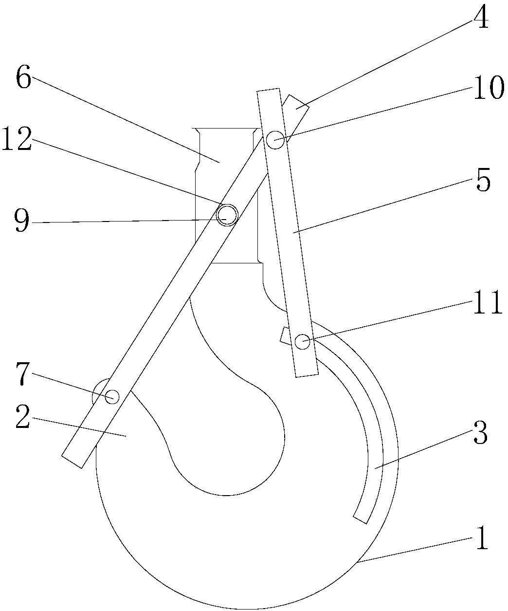 Lifting hook for lifting objects