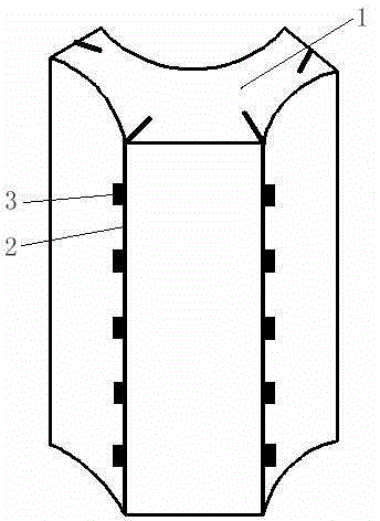 Strain monitoring method of cast-in-situ x-shaped concrete pile based on fbg sensor