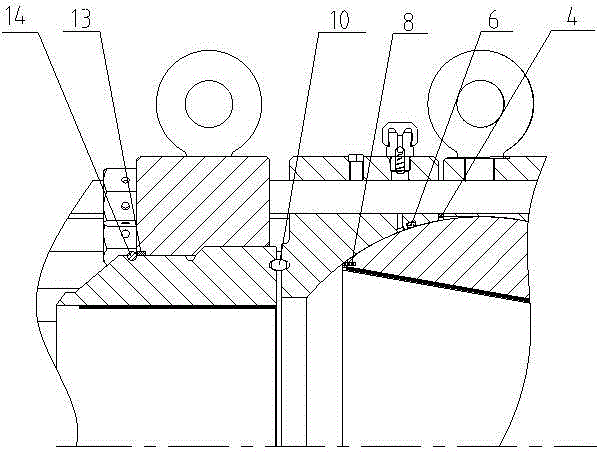 A Small Angle Adjustable Ball Sea Pipe Connector