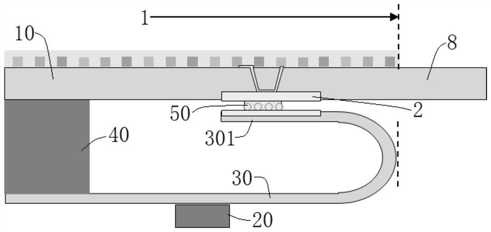 Display, manufacturing process of display and display device with display