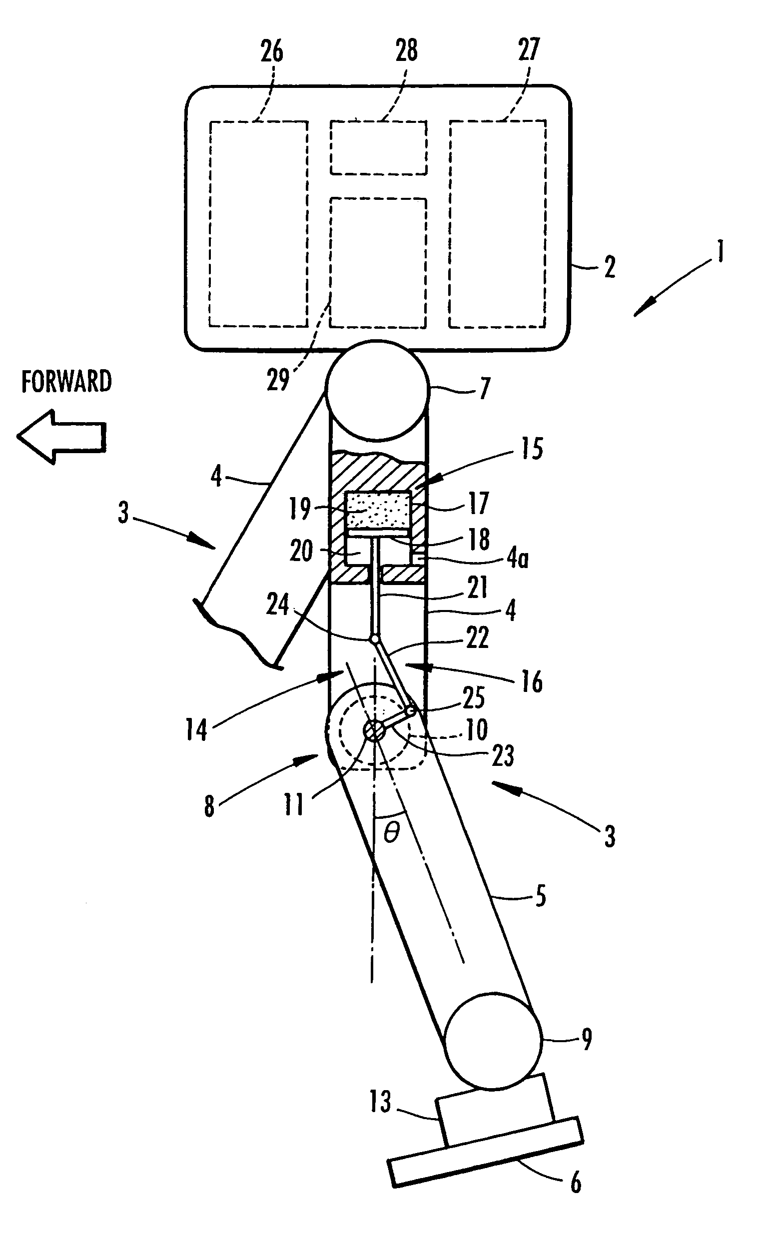 Leg joint assist device for legged movable robot
