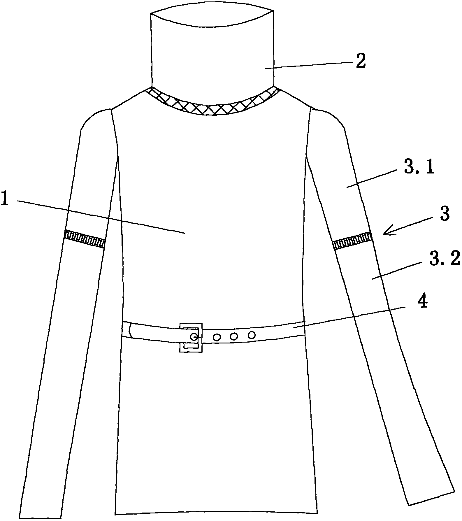 Shading-fabric clothes convenient to wear