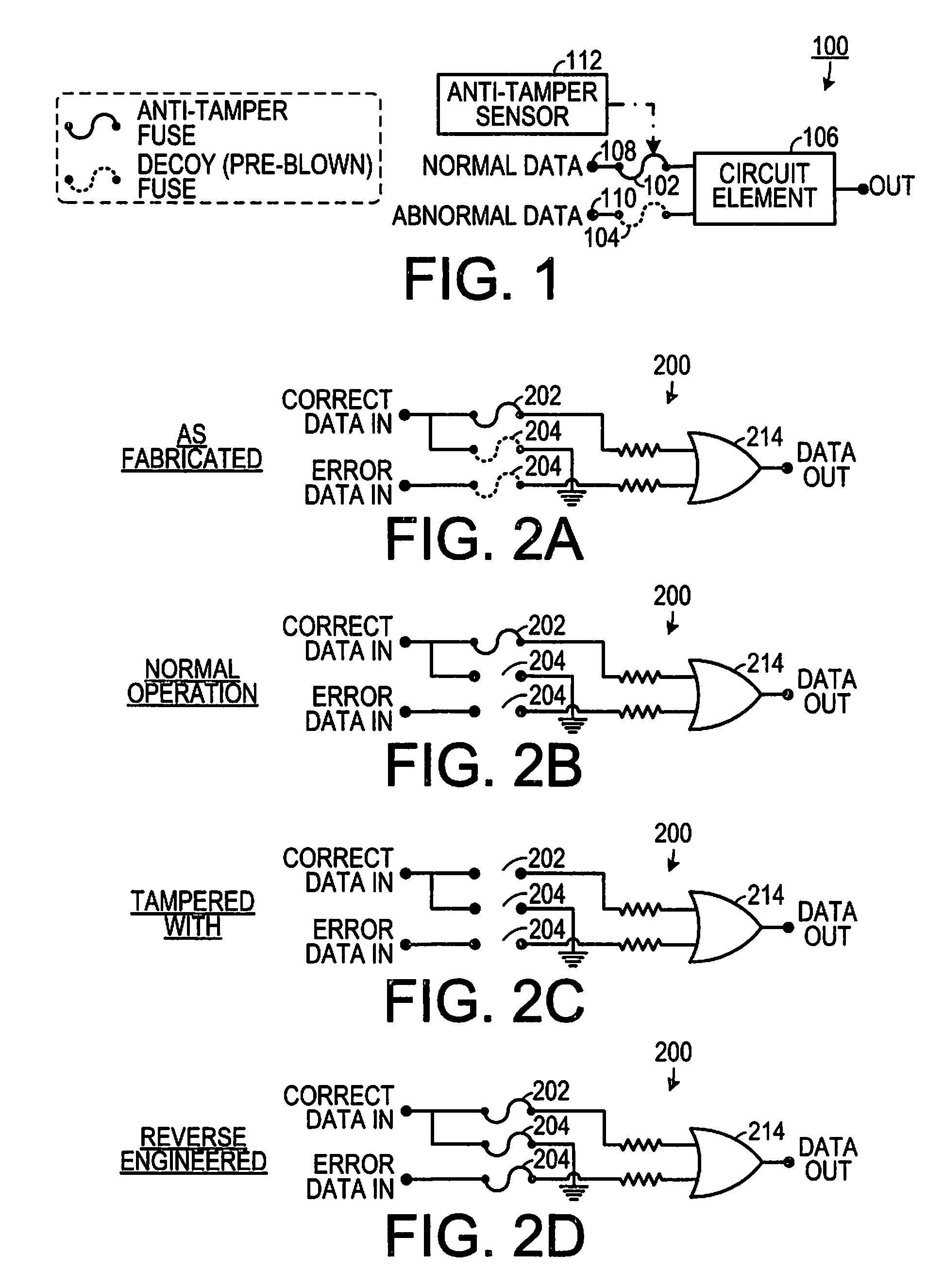Anti-tamper electronic obscurity using E-fuse technology