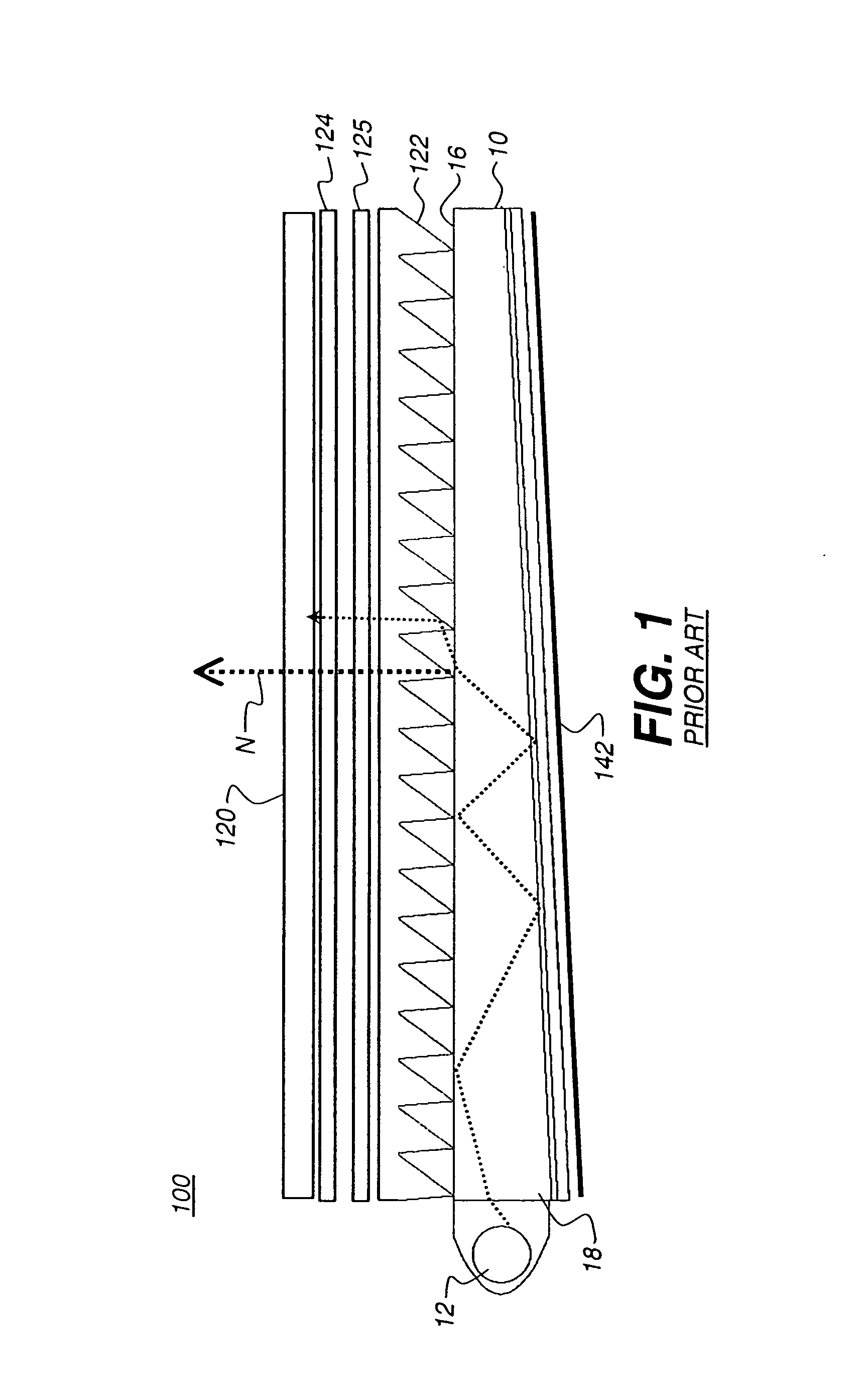 Polarizing turning film using total internal reflection