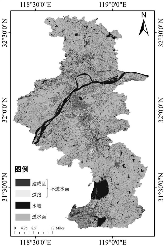 Impervious surface extraction method for high-resolution remote sensing images based on cross-sensor migration