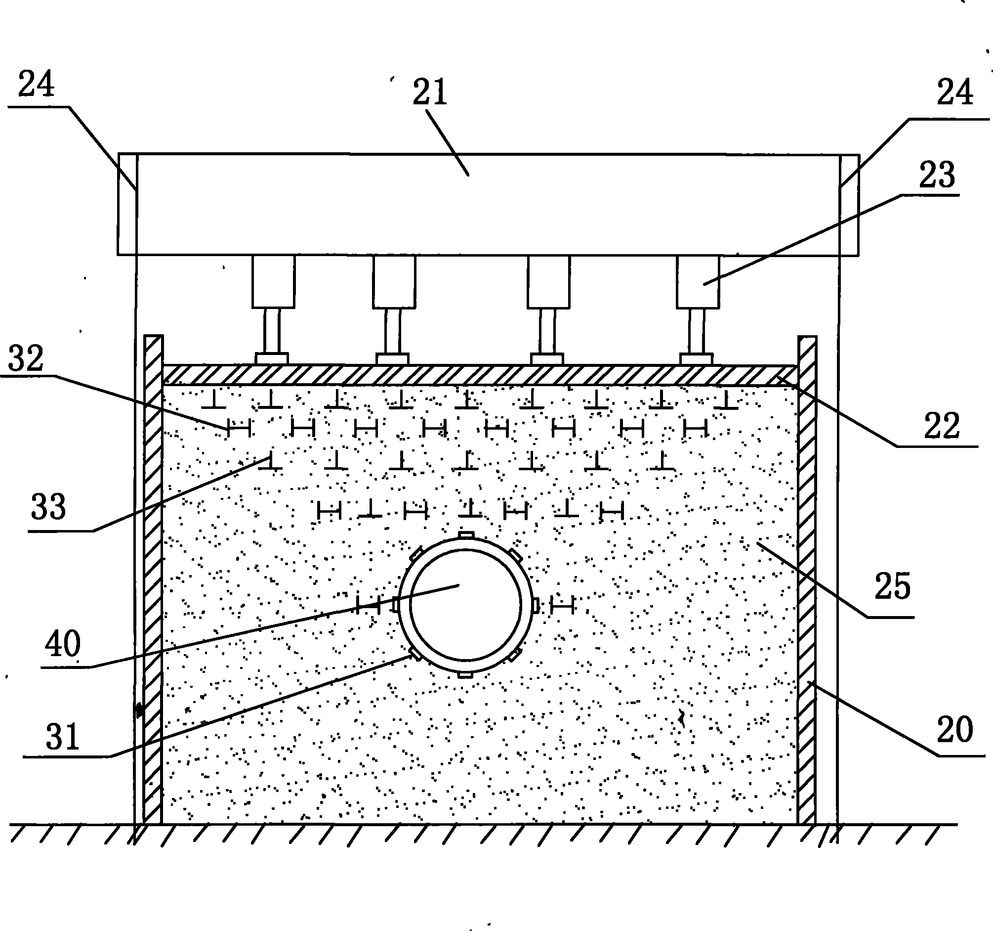 Soil pressure balancing type tunnel shielding simulation experiment system