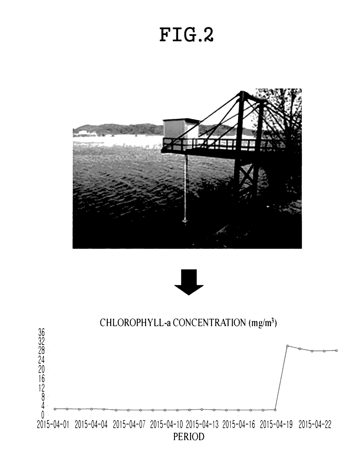 METHOD AND APPARATUS FOR PREDICTING CHLOROPHYLL-a CONCENTRATION IN RIVER USING SATELLITE IMAGE DATA AND NONLINEAR RANSAC METHOD