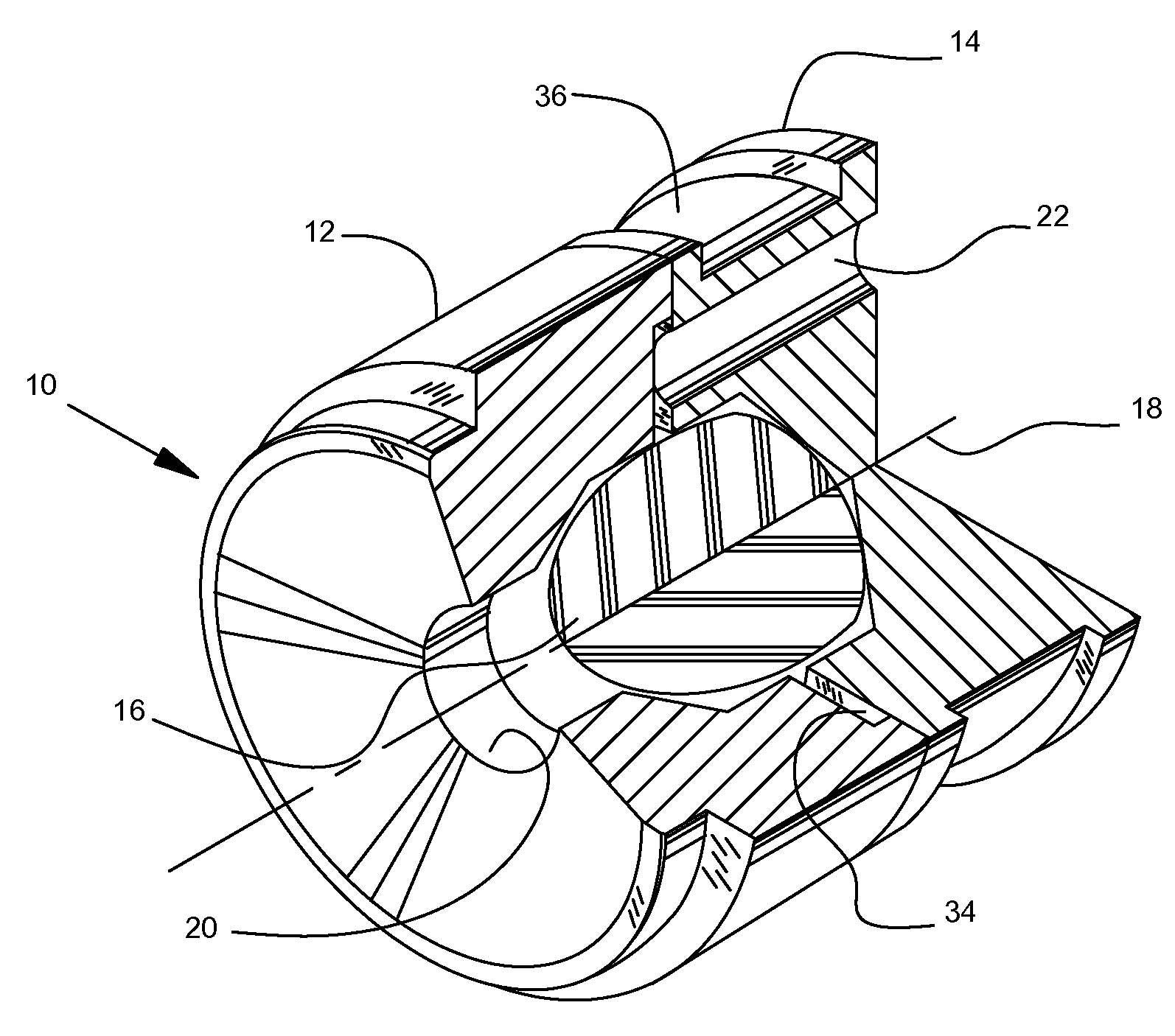 Continuous stroke pneumatic tool with ball valve