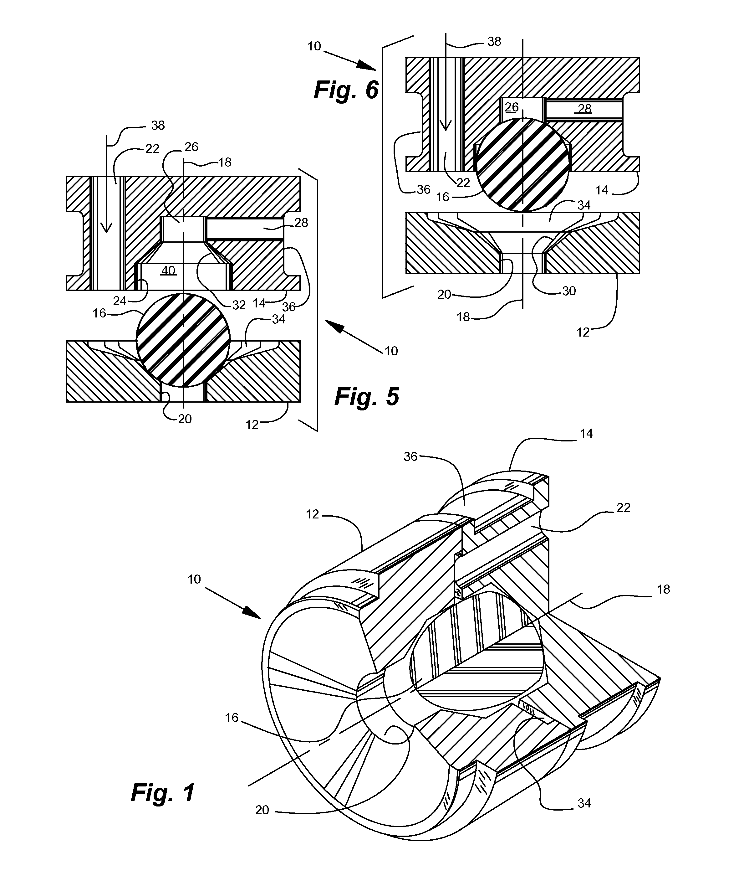 Continuous stroke pneumatic tool with ball valve