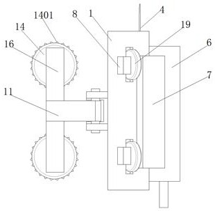 Cedar branch pruning device for forestry