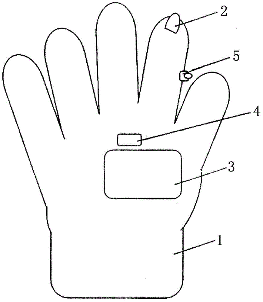 Body temperature power generation illumination glove
