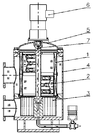 Filtering device with self-cleaning function