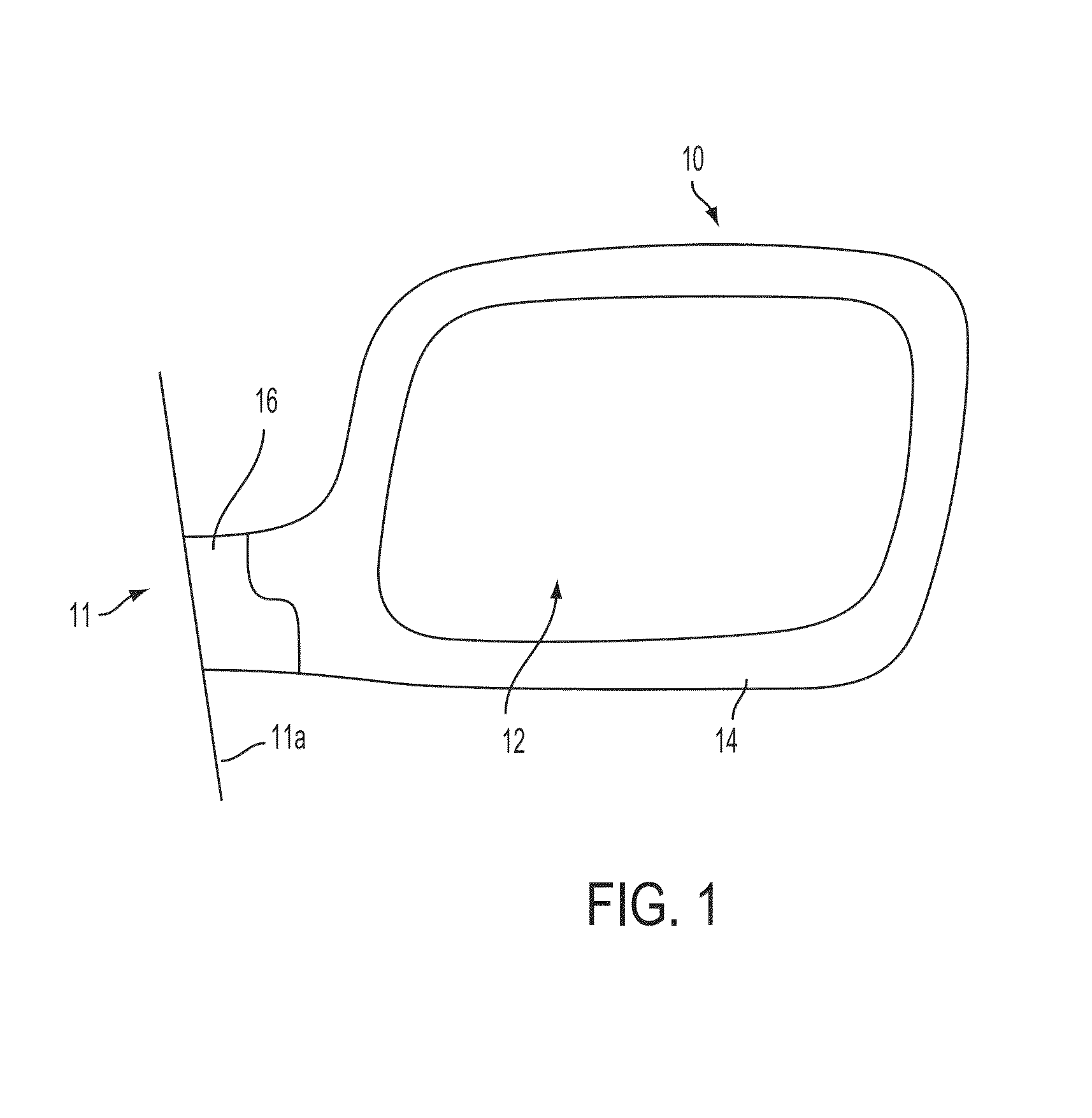 Mirror assembly with formed reflective element substrate