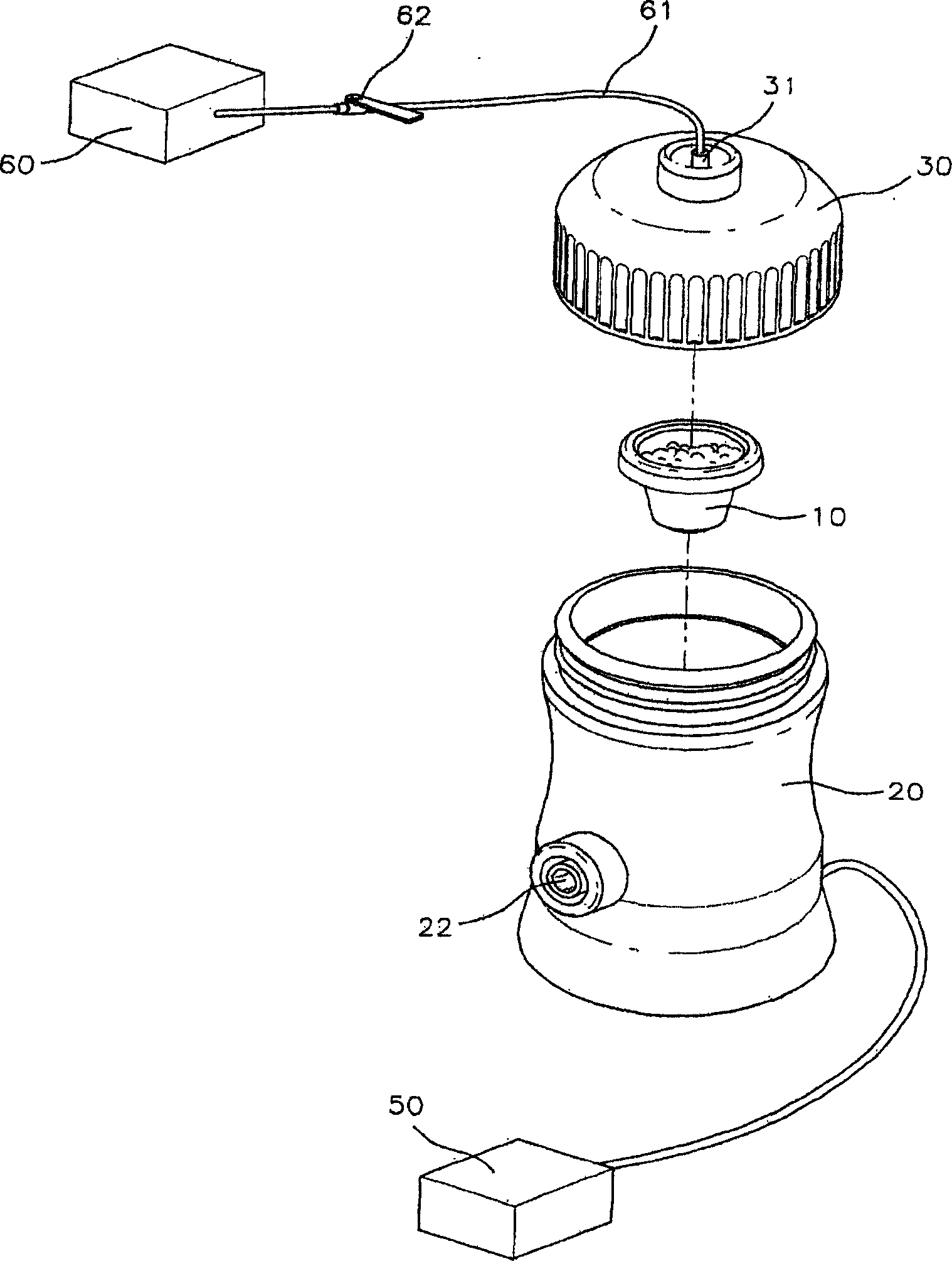 Cupping and moxa cauterizing apparatus for herbal medical assistance