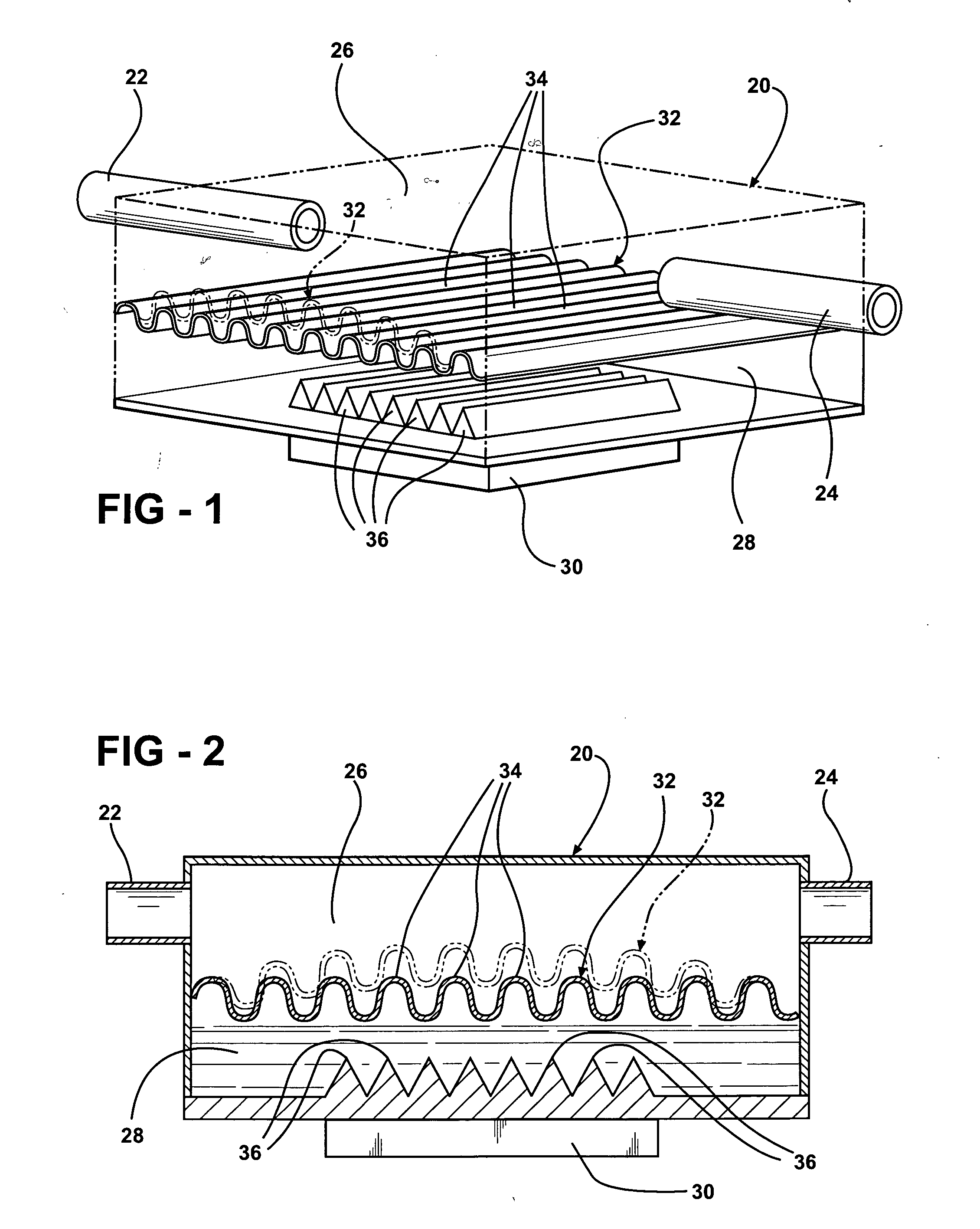 Liquid cooled thermosiphon with flexible partition