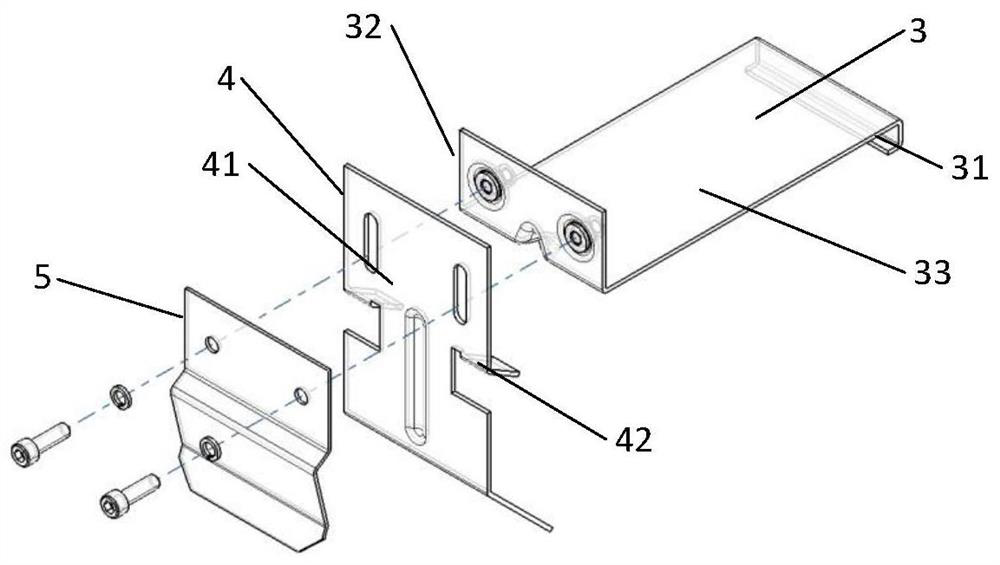 An installation structure of a decorative side panel and an escalator or moving walkway